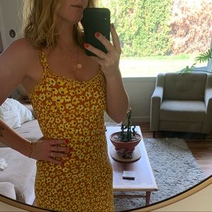 Faithfull the Brand yellow floral dress